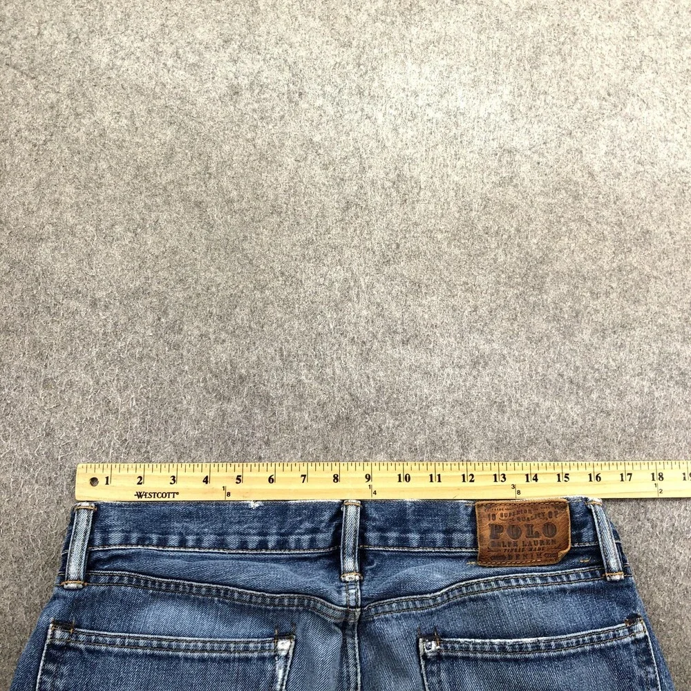 Polo Ralph Lauren Jeans Mens 31x32 Blue Medium Wash Slim Straight Denim & Supply